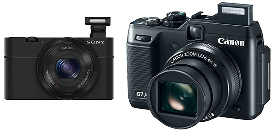 Sony RX100 vs Canon G1 X
