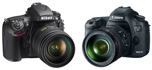 Nikon D800 vs Canon 5D