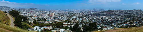 Sony a65 Panorama of San Francisco Skyline